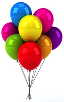 Bunte Luftballons