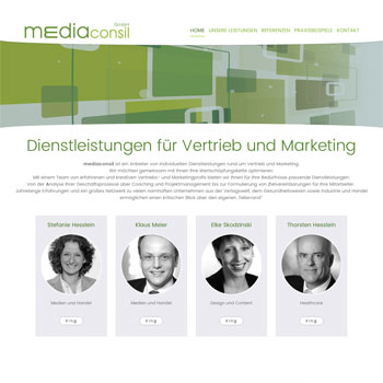 Website Referenz mediaconsil