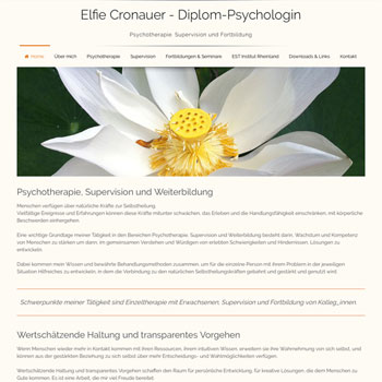 Website Referenz Diplom-Psychologin