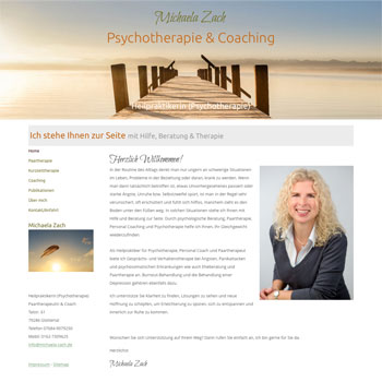 Website Referenz Psychotherapie & Coaching