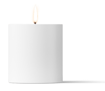 Kleine brennende Kerze