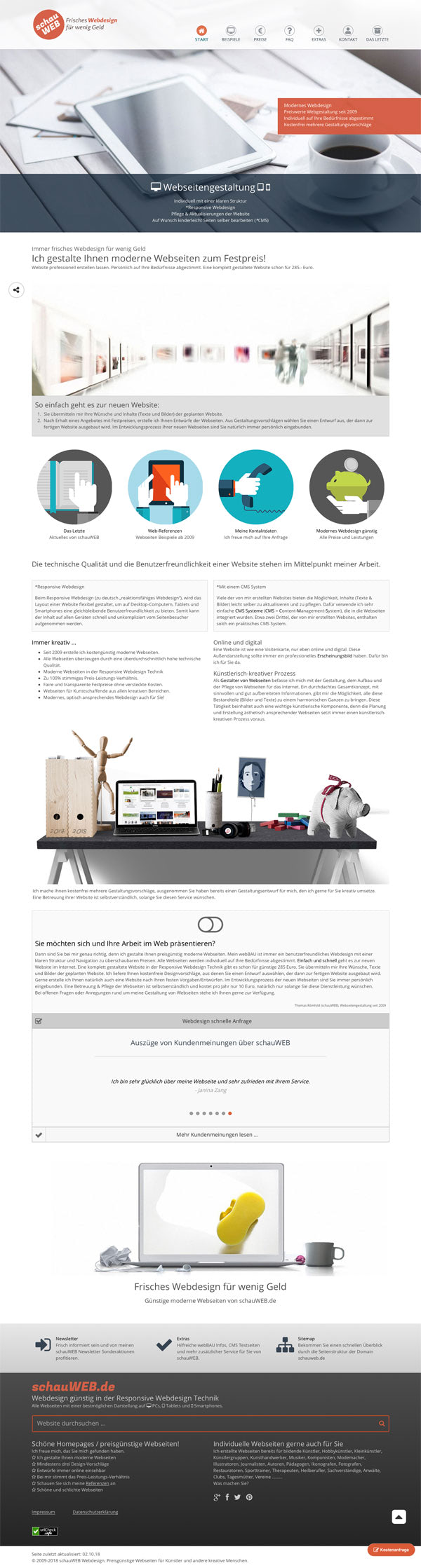 schauWEB Startseite 2018