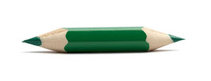 Bleistift mit zwei Spitzen