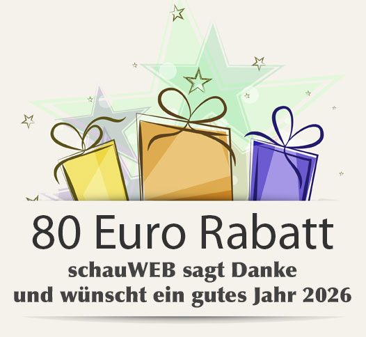 schauWEB Rabatt Aktion