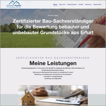 Vorschau der Website von Christian Fischer