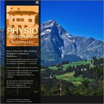 Website Physiotherapie im Stoffelhaus 