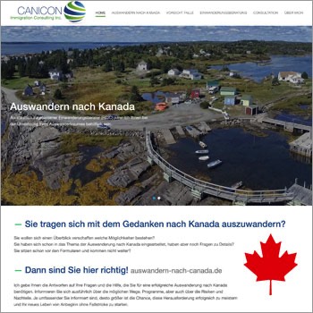 Website Referenz auswandern-nach-canada.de