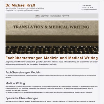 Referenz Website Michael Kraft