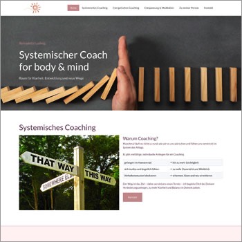 Neue Website 2026 Systemischer Coach