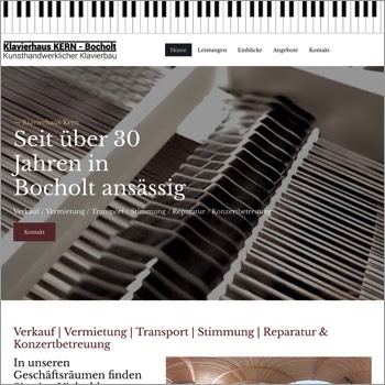 Homepage Klavierhaus Kern