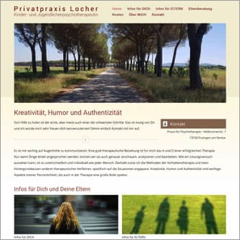 Homepage Website Locher