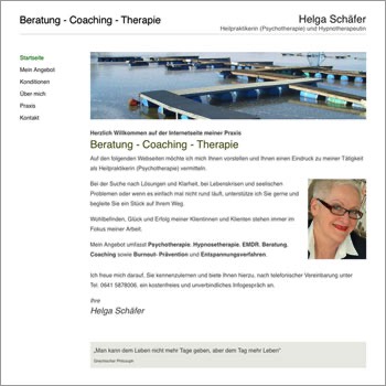 Referenz Website Helga Schäfer