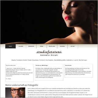 Referenz Website Studiofototoni