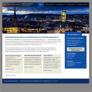 Referenz Website stresskompetent.ch