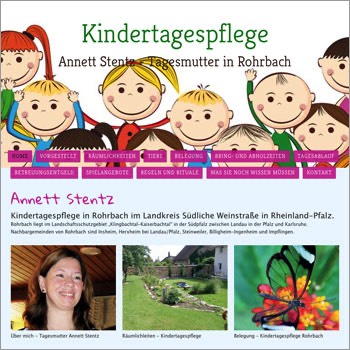 Referenz Website Tagesmutter Annett Stentz