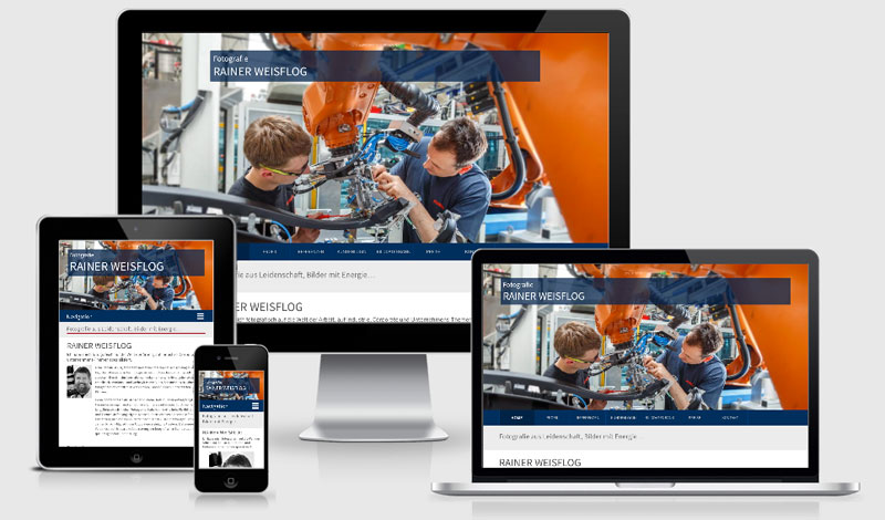 Responsive Webdesign Fotografie