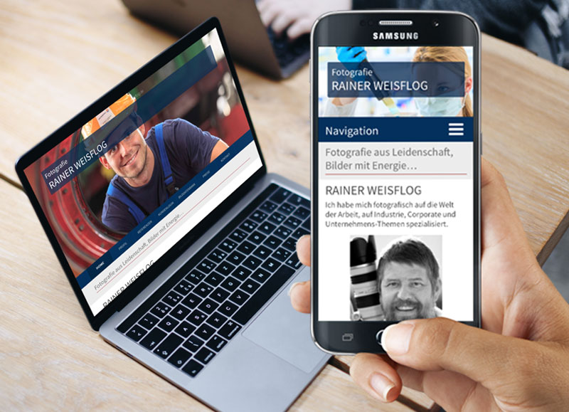 Responsive Website von Rainer Weisflog