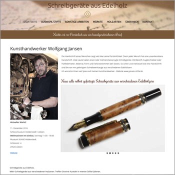 Referenz Website Jansen Stifte