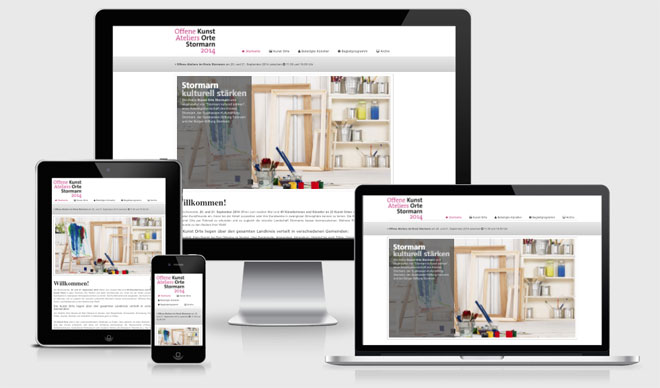 Vorschau Website Responsive