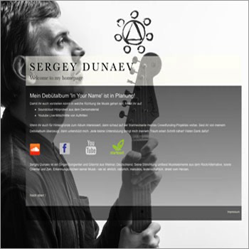 Referenz Website Sergey Dunaev