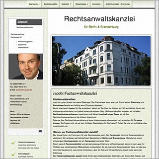 Referenz Website Rechtsanwalt Jacobi