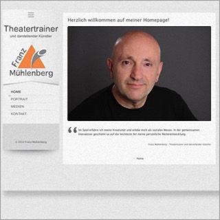 Referenz Website Franz Mühlenberg