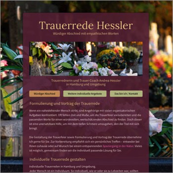 Website Referenz Trauerreden