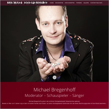 Referenz Musiker Website Michael Bregenhoff