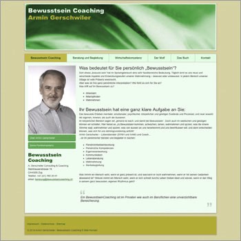 Referenz Website Bewusstsein Coaching 