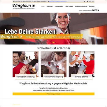 Website Referenz WingTsun Prade