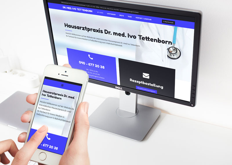 Arzt Website Tettenborn