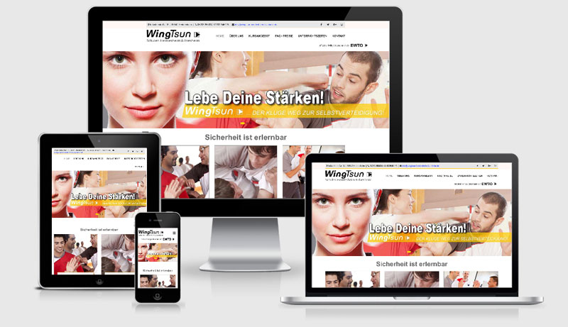 Vorschau Website Wingtsun Prade