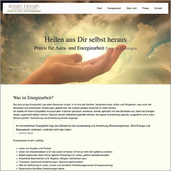 Vorschau der Website Praxis für Aura-und Energiearbeit