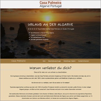 Referenz Website quinta-algarve.de