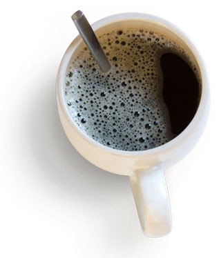 Tasse Kaffee schwarz